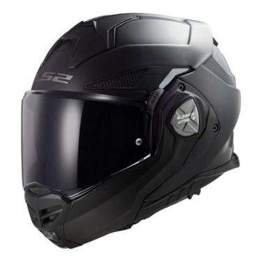Imagem de Capacete LS2 FF901 Advant X Monocolor Escamoteável, PRETO FOSCO, 58