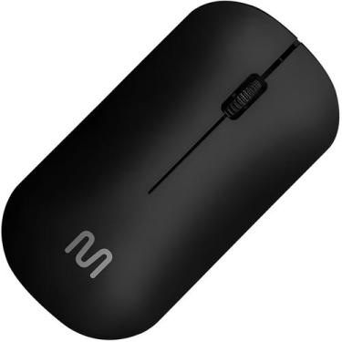 Imagem de Mouse Sem Fio Preto Multi Slim Usb Notebook Computador 1200 - Multilas