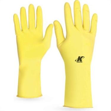 Imagem de Luva Kalipso Latex Amarela P Par