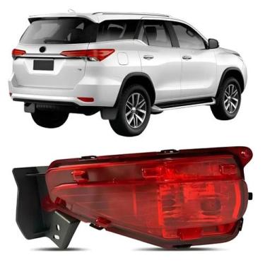 Imagem de Lanterna Refletor Parachoque Sem LED SW4 2016 2026 Direito - PhD, Verm