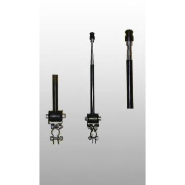 Imagem de Antena Corta Pipa Retrátil Inox Preta 5 Estágios - Congratulations Sto