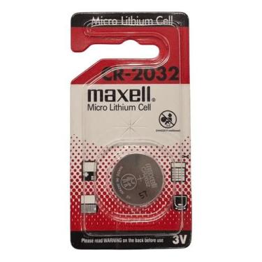 Imagem de Bateria De Lithium CR2032 3V Original Maxell 1 Unidade