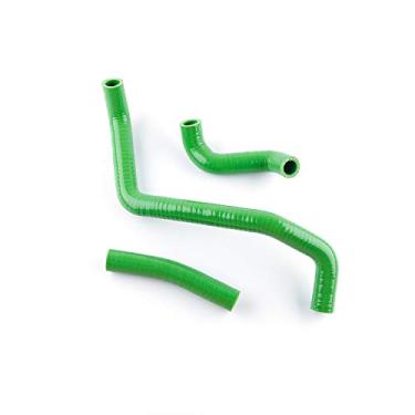 Imagem de LUXERAD Mangueira de silicone de arrefecimento para quadriciclo Performance 3 camadas 4,5 mm para Can-Am Bombardier DS650 00-07 (verde)