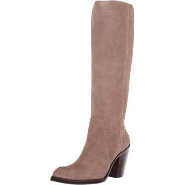 Imagem de Lust For Life Jordan Boot Taupe Suede Chunky Heel Knee High Boots (10)