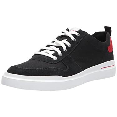 Imagem de Cole Haan Tênis masculino Grandpro Rally Canvas Court, Lona/camurça preta, 43