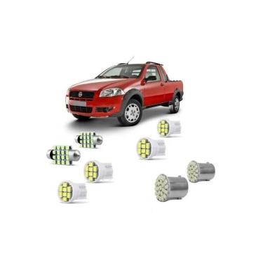 Imagem de Kit Lâmpada Led Fiat Strada 2009 2010 2011 2012 2013
