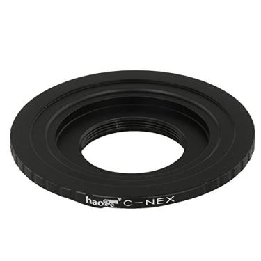 Imagem de Adaptador de montagem de lente Haoge para câmera C Mount CCTV TV para Sony E Mount NEX como a3000 a3500 a5000 a5100 a6000 a6400 a6500 A7 A7R A7S A7II A7RII A7SII A7III A7RIII A9 VG20 VG30 VG900 FS100