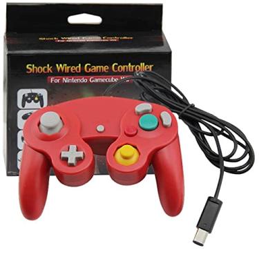 Imagem de Controle Para Game Cube Nintendo Wii/U Switch Computador Vermelho