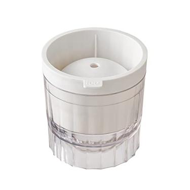 Imagem de Bandeja de cubo de gelo molde de bola de gelo de plástico transparente fabricação de cubo de gelo uísque coquetel prato de gelo molde de bola acessórios de barra de cozinha molde de cubo de gelo (cor: