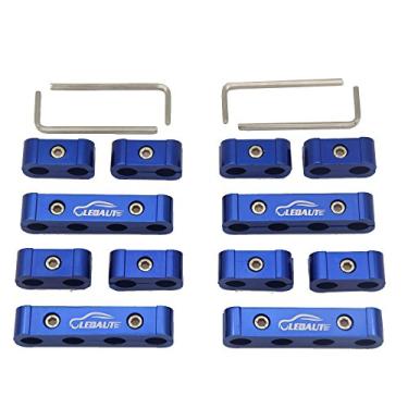 Imagem de Divisor de fio separador de vela de ignição azul 12 peças LEDAUT 8 mm 9 mm 10 mm para carro de corrida