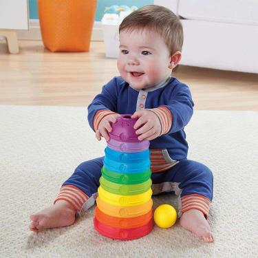 Imagem de Torre de Potinhos Coloridos Didático Infantil - Fisher-Price