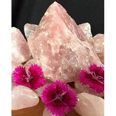 Imagem de Rose Quartz Crystal Notebook: Journal for Crystal Healers: College Ruled Composition Notebook, Sketchbook: Size 8" x 10"