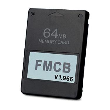 Imagem de Cartão de memória PS2 FMCB gratuito McBoot v1.966 Cartão Meory 64 MB para PS2 – Cartão de memória Plug and Play PS2 – Funciona em disco USB ou disco rígido