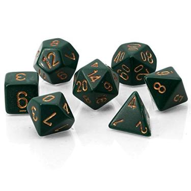 Imagem de Chessex Dados de Jogo: Verde Empoeirado Plástico
