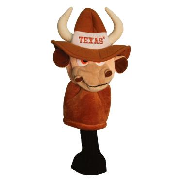 Imagem de Team Golf NCAA Texas Longhorns Mascot Golf Club Headcover, serve na maioria dos motoristas, meia extralonga para proteção do cano, produto oficialmente licenciado