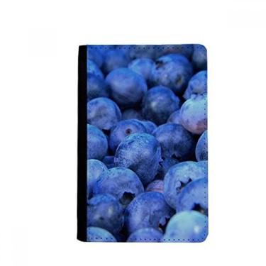 Imagem de Porta-passaporte com foto de frutas tropicais de mirtilo fresco Notecase Burse carteira capa porta-cartão, Multicolor