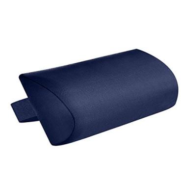 Imagem de Almofada de apoio de cabeça Loviver – Suporte de pescoço para cadeiras, reclináveis, assentos para dirigir – Azul marinho