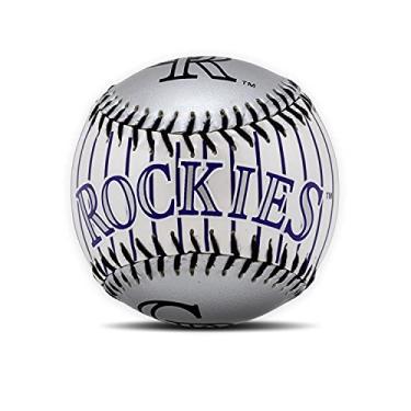 Imagem de Franklin Sports MLB Colorado Rockies Team Baseball – Bolas de beisebol macias com logotipo da equipe MLB – Brinquedo de beisebol para crianças – Ótima decoração para mesas e escritório
