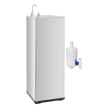 Imagem de Bebedouro Coluna Pressão Aço Inox c Filtro Reserva Karina