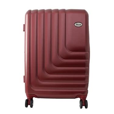 Imagem de MALA DE VIAGEM GRANDE EXPANSIVEL EM ABS IKA FLEX, CADEADO TSA EMBUTIDO, RODAS DUPLAS 360 VERMELHA