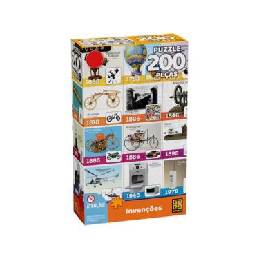 Puzzle 200 peças Batalha dos Dinossauros - Loja Grow