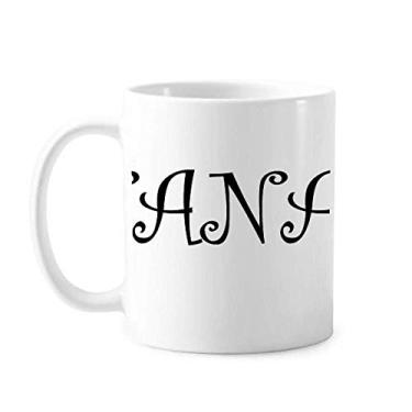 Imagem de Caneca de cerâmica com estampa de avó de letras avó presente de cerâmica xícara de porcelana de café louça