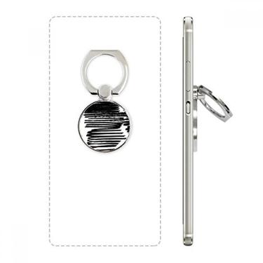 Imagem de Suporte de anel de telefone com textura de linha irregular, suporte de laço ajustável