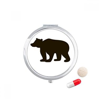 Imagem de Porta-comprimidos, ursinho preto, porta-comprimidos, porta-remédios