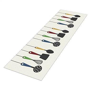 Imagem de Tapete Cozinha Acessório de Cozinha Bg 180x60 Antiderrapante