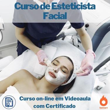 Imagem de Curso on-line em videoaula de Esteticista Facial com Certificado