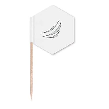 Imagem de Bandeiras de palitos de dentes, raspadinhas, palitos de cupcake, festas comemorativas