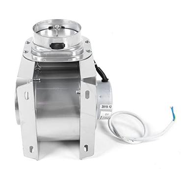 Imagem de 01 Exaustor, ventilador de ventilação para banheiro, DC 220 V, tubo de duto de 4 polegadas, 250 m³/H de volume de ar para hotéis de banheiro