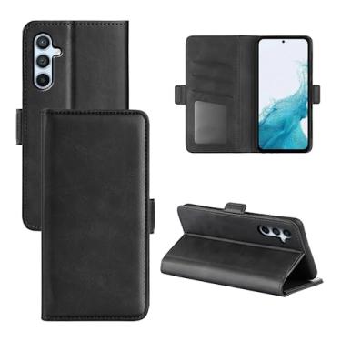 Imagem de Capa Capinha Carteira Preta Com Porta Cartão Compatível Com Samsung Galaxy A54 5G - (Hard Glass Store)