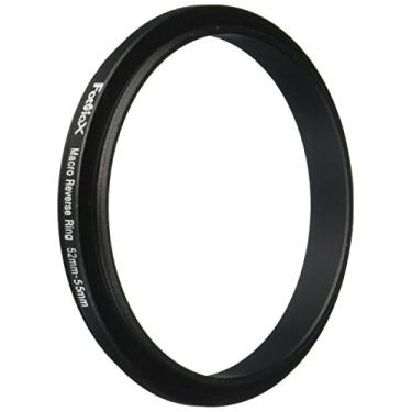Imagem de Fotodiox 52mm - 55mm, 52-55mm Macro Close-up Reverse Ring, Anodizado Black Metal Ring, para Nikon, Canon, Sony, Olympus, Pentax, Panasonic, Samsung Camera