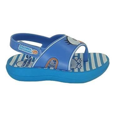 Imagem de Sandalia, Galinha Pintadinha Hora do Papa, Kit, bebê, azul, 20/21