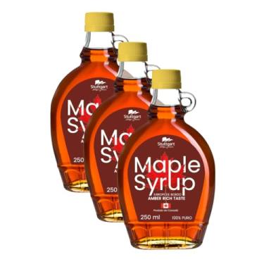 Imagem de Maple Syrup 100% Puro Stuttgart - 3 garrafas (3 x 250ml)