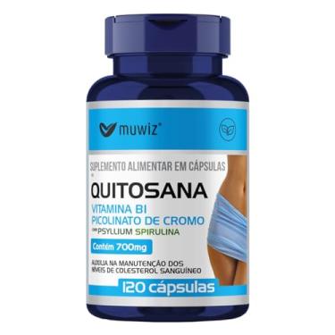 Imagem de Quitosana Psyllium + Spirulina 120 Cápsulas 500mg - 120 Cápsulas