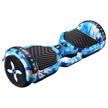 Imagem de Hoverboard Skate Elétrico 6.5 Bluetooth Led Bolsa Transporte - Dm Toys