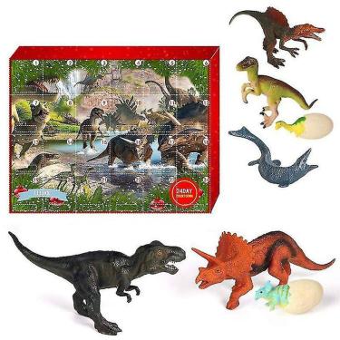 Imagem de Hywell -24pcs calendário do advento do dinossauro (tamanho único)