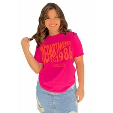 Imagem de Camiseta Feminina Tshirt Colcci By Colcci - Rosa P Pink-Feminino