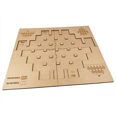 Imagem de Playmat em MDF para 7 Wonders Duel - Modelo 2 - SEM CASE