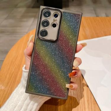 Imagem de Capa de papel macio com glitter para Samsung Galaxy S24 S23 S22 Plus Ultra S21 S20 FE A35 A54 A33 A73 A34 A05S A72 M53 M54, cinza, para A24 4G, A25 5G