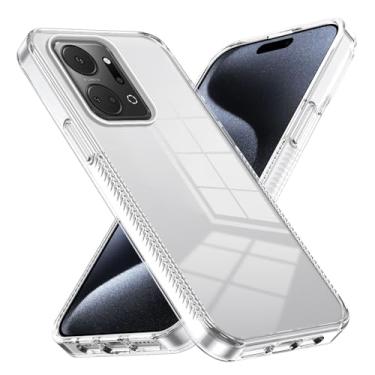 Imagem de Capa de celular Crystal Clear compatível com capa Huawei Honor X7A, compatível com PC acrílico rígido Honor X7A, capa traseira protetora ultrafina, capa de absorção de choque antiarranhões Capa protet
