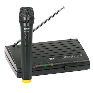 Imagem de MICROFONE SEM FIO DE MÃO, FREQUÊNCIA VHF ALCANCE 50 METROS VHF695 - SKP