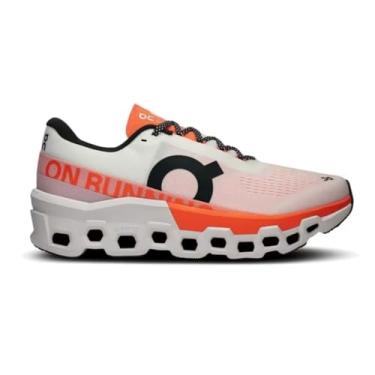 Imagem de Tênis On Running Cloudmonster 2 Masculino - Branco/Laranja 43