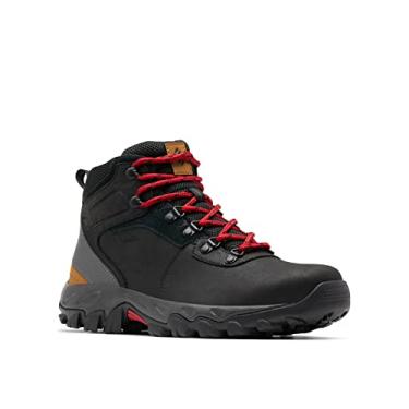 Imagem de Columbia Newton Ridge Plus II Tênis masculino impermeável para caminhada, Preto/Tubarão, 11 Wide