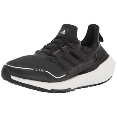 Imagem de adidas Tênis de corrida masculino Ultraboost 21, Preto/Preto/Carbono, 8