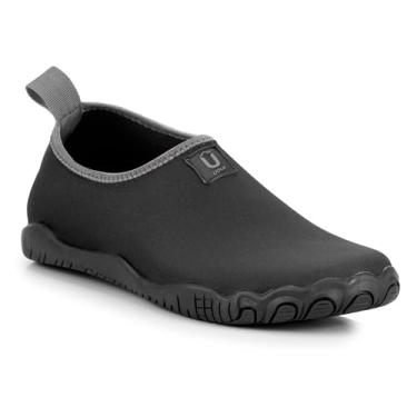 Imagem de Sapatilha Aquatica Antiderrapante Neoprene Unissex Aquatica Praia Pesca Corrida Caiaque Mergulho Beach Tennis Cachoeira (Cinza, BR, Adulto, Faixa Numérico, 35, 36)