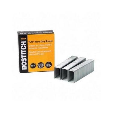 Imagem de Grampeadores resistentes Bostitch 790121, comprimento da perna de 2,4 cm, 1000 grampos/caixa (SB351516HC1M)