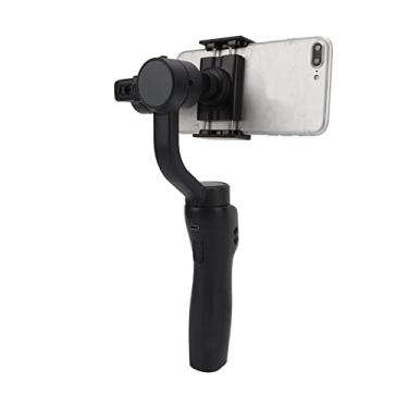 Imagem de ASHATA Estabilizador de 3 eixos, F8 estabilizador gimbal portátil de três eixos vlogging transmissão ao vivo anti tremor suporte de telefone, para smartphone vlog youtuber gravação de vídeo ao vivo